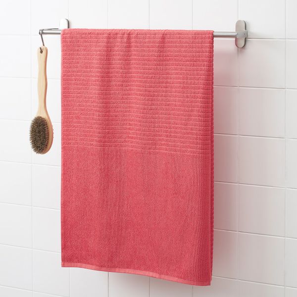 Простыня банная, светло-красный 100x150 см IKEA VÅGSJÖN ВОГШЁН 104.394.15 - фото 4
