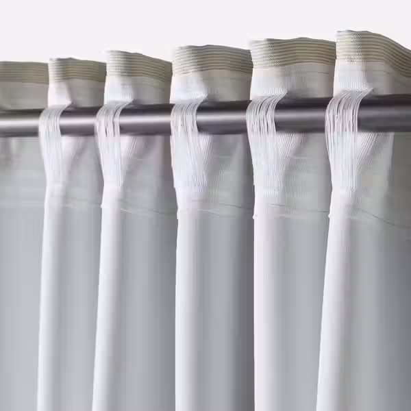 VILBORG Затемняющие гардины, 2 шт. - бежевый/с лентой 145x300 см - фото 3