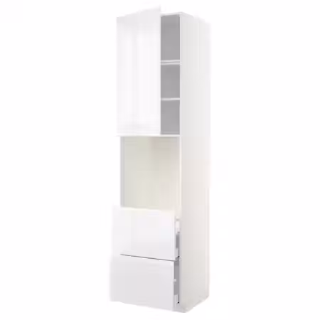 METOD / MAXIMERA Высокий шкаф д/духовки+дверь/2ящика