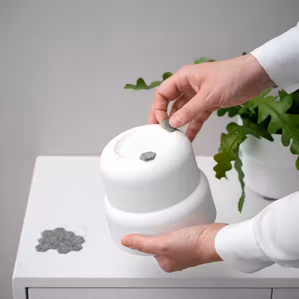 TRIXIG ТРИКСИГ Наклейки на мебельные ножки, 20 шт - серый - схема-чертеж с размерами