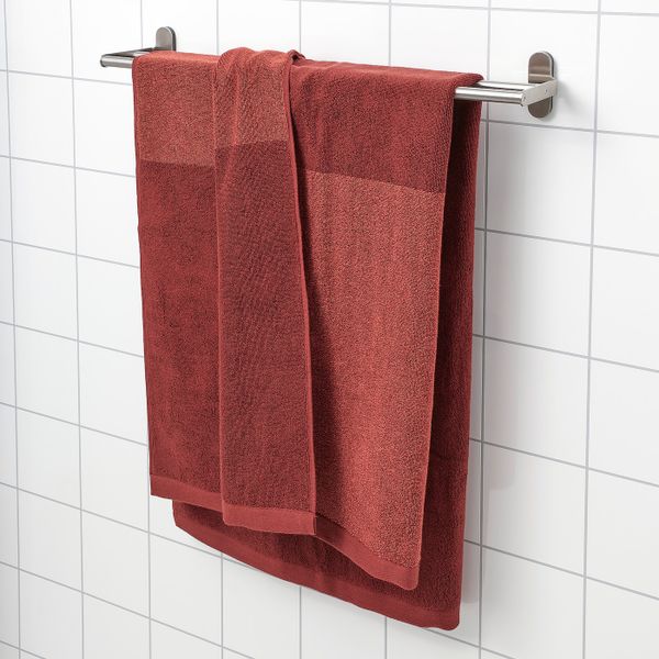 Простыня банная, коричнево-красный/меланж 100x150 см IKEA HIMLEÅN ХИМЛЕОН 404.918.26 - схема-чертеж с размерами