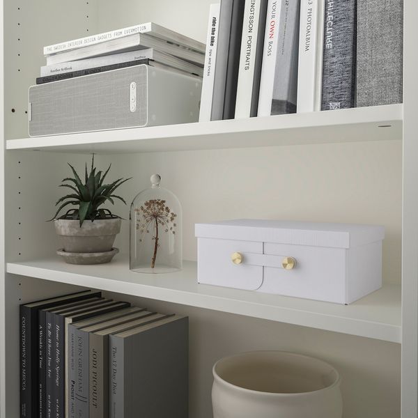 Ящик с отделениями, белый, 25x16x10 см IKEA SPINNROCK 105.430.49 - фото 3