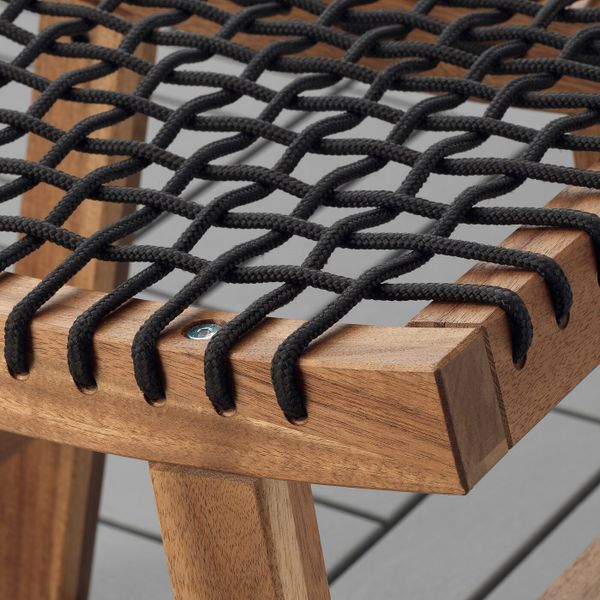 Садовый табурет, светло-коричневая морилка 48x35x43 см IKEA STACKHOLMEN СТАККХОЛЬМЕН 504.114.24 - фото 7