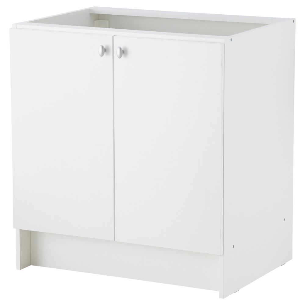 Шкаф под мойку АЛЬБРУ, белый (80x86 см) - фото 1