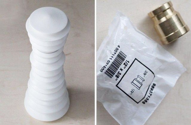 Подсвечники из мельниц для специй