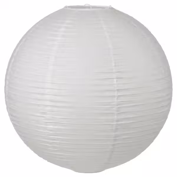 GULLSUDARE ГУЛЛЬСУДАРЕ Абажур для подвесн светильника - белый/ручная работа 45 см - фото 1