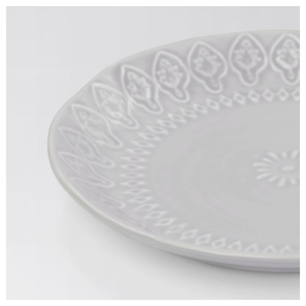 Тарелка десертная СОММАР 2017, светло-серый (20 см) - схема-чертеж с размерами