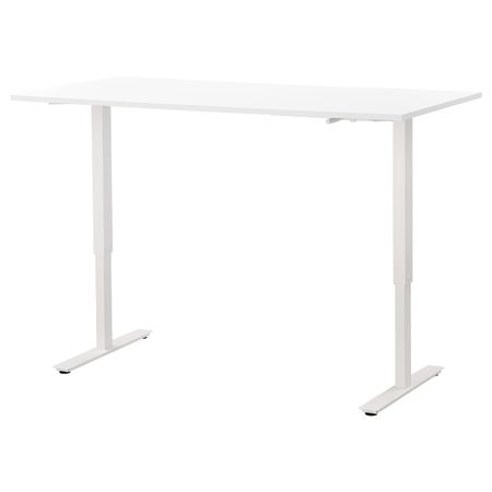Стол/трансф, белый 160x80 см IKEA SKARSTA СКАРСТА / TROTTEN ТРОТТЕН 694.779.62