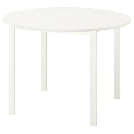 VIHALS Стол - белый/белый 107 см