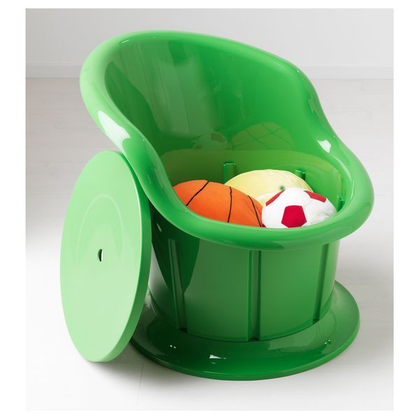 Кресло с подушкой-сиденьем ПОПТОРП, зеленый, черный - фото 3