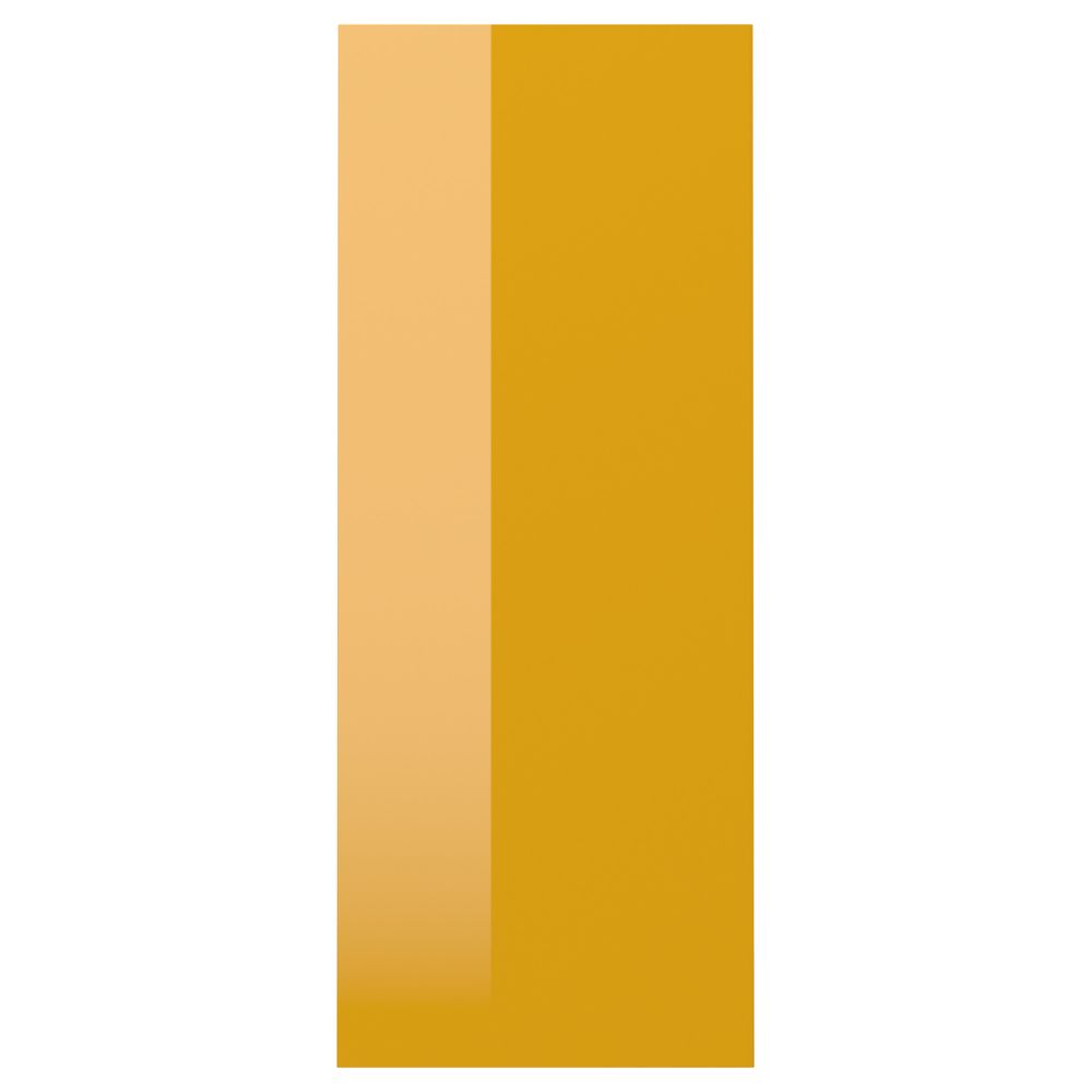 Дверь ЕРСТА, глянцевый желтый - схема-чертеж с размерами