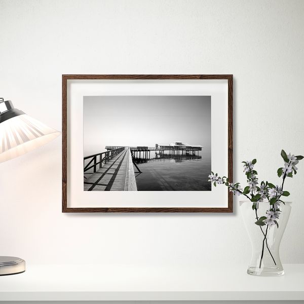 Рама, 40x50 см, классический коричневый IKEA HOVSTA ХОВСТА 703.657.65 - схема-чертеж с размерами