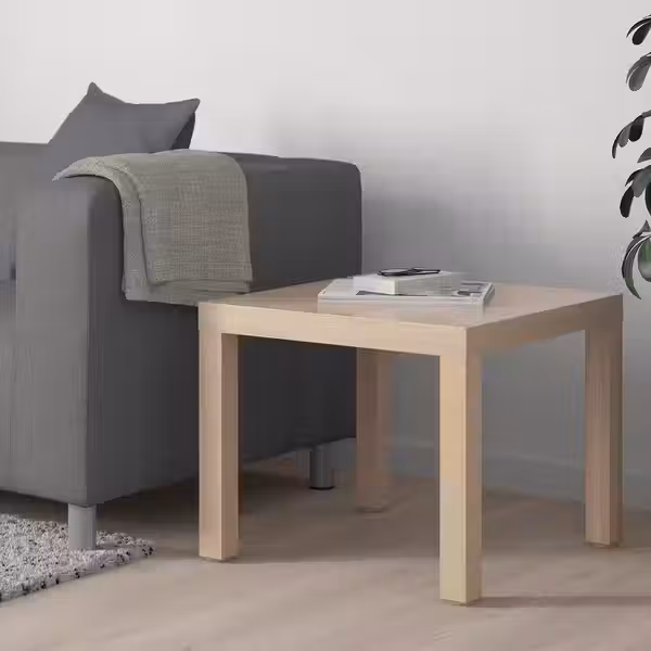 LACK Придиванный столик - под беленый дуб 55x55 см - фото 3