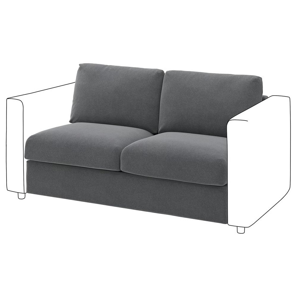 IKEA, вид спереди - схема-чертеж с размерами