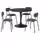 DOCKSTA / SANDSBERG Стол и 4 стула