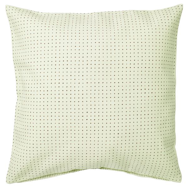 Чехол на подушку ЮППЕРЛИГ, светло-зеленый, точечный (50x50 см) - фото 1