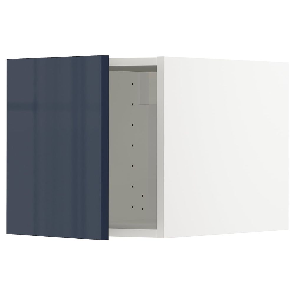 Верхний шкаф, белый/Ерста черно-синий 40x40 см IKEA METOD МЕТОД 392.755.88 - схема-чертеж с размерами