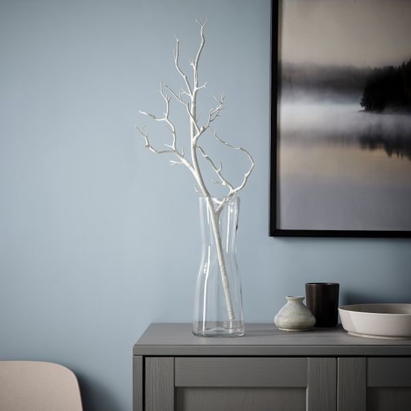 Искусственная ветка, для дома, улицы белый 63 см IKEA SMYCKA СМИККА 704.965.54 - фото 2