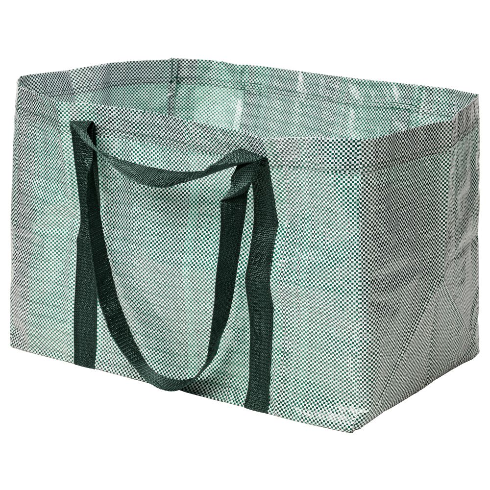 Сумка, большая ЮППЕРЛИГ, зеленый, белый (71 л) - фото 1