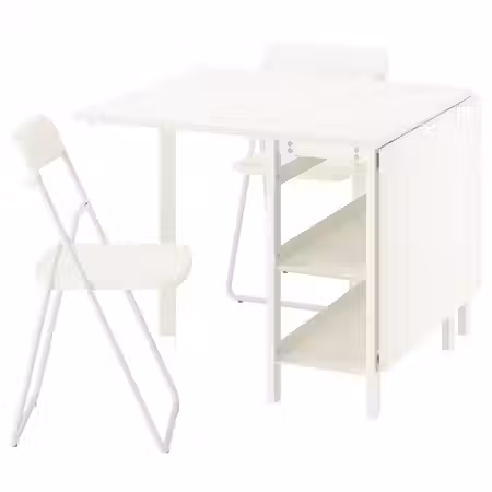 VIHALS / VIHALS Стол и 2 складных стула