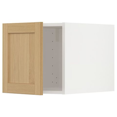METOD Верхний шкаф - белый/Forsbacka дуб 40x40 см