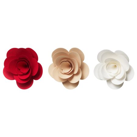 Украшение подвесное ВИНТЕР 2016, цветок разные цвета (9 см)