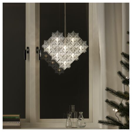 Подвесной светильник, светодиодный СТРОЛА, снежинки