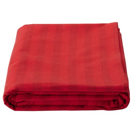Скатерть, 145x320 см, орнамент «полоска» красный IKEA VINTERFINT 605.599.24