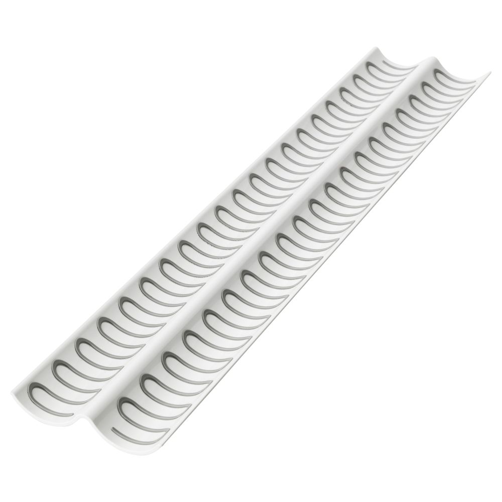 Вставка под банки для специй ВАРЬЕРА, глянцевый белый (10x49 см) - фото 1