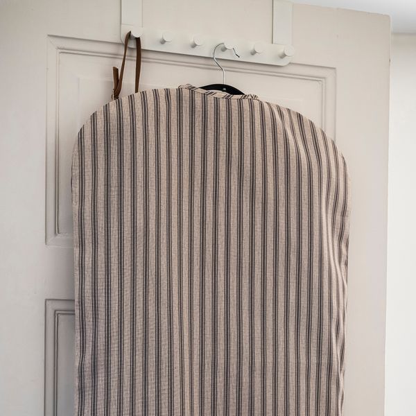 Чехол для одежды, текстиль в полоску, бежевый антрацит IKEA RÅGODLING 705.658.30 - схема-чертеж с размерами