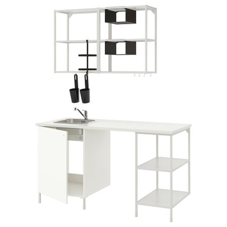 Кухня, белый, 163x63.5x222 см IKEA BEGIVENHET БЕГИВЕНХЕТ 493.372.65