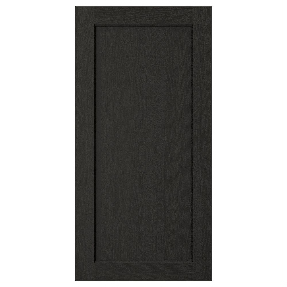 Дверь, черная морилка 40x80 см IKEA LERHYTTAN ЛЕРХЮТТАН 203.564.95 - фото 1