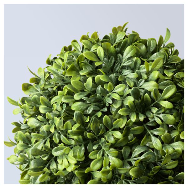 Искусственное растение в горшке ФЕЙКА, д/дома/улицы, самшит в форме шара (15 см) - фото 2