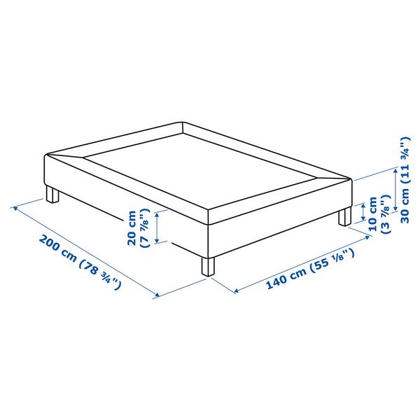 IKEA, дополнительный ракурс - схема-чертеж с размерами