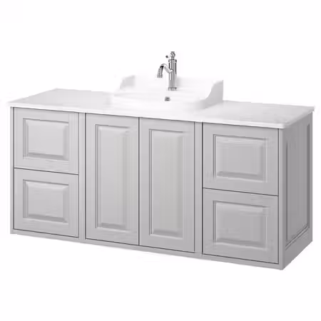 TÄNNFORSEN ТАННФОРСЕН / RUTSJÖN РУТШЁН Шкаф п-раковину/раковина/смеситель