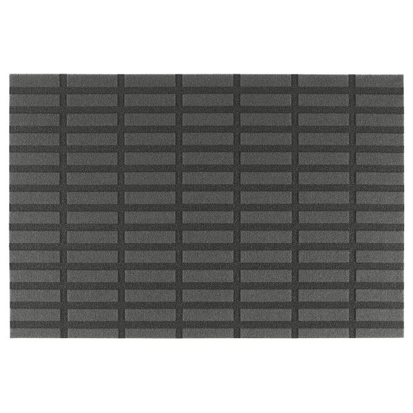 Придверный коврик, темно-серый 60x90 см IKEA SIVESTED СИВЕСТЕД 503.942.69 - фото 1