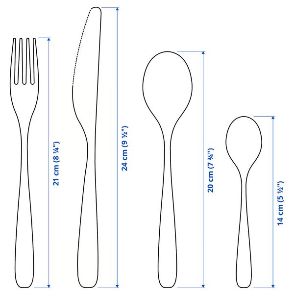 IKEA, дополнительный ракурс - схема-чертеж с размерами