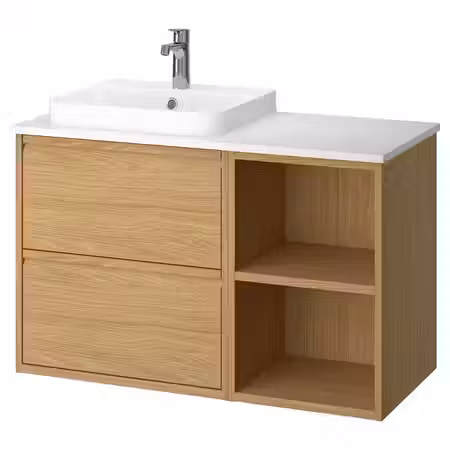 ÄNGSJÖN ЭНГШЁН / BACKSJÖN БАККШЁН Шкаф п-раковину/раковина/смеситель