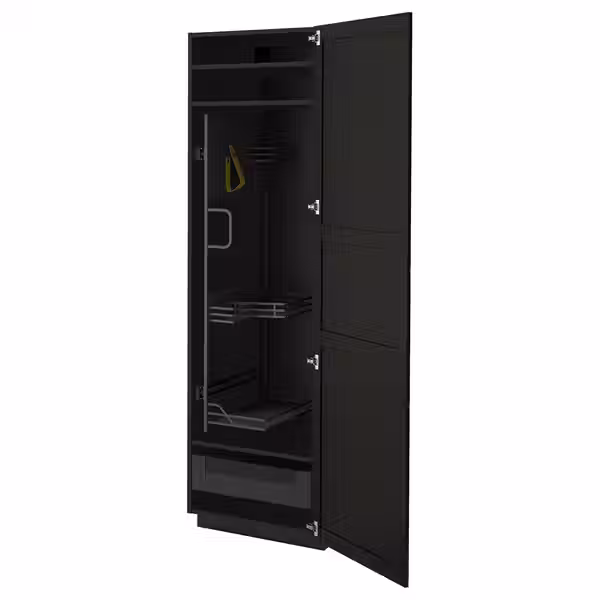 METOD / KNIVSHULT Высокий шкаф с отд д/акс д/уборки - фото 1