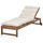 Шезлонг, для сада светло-коричневая морилка, Kuddarna бежевый IKEA NÄMMARÖ 594.912.23