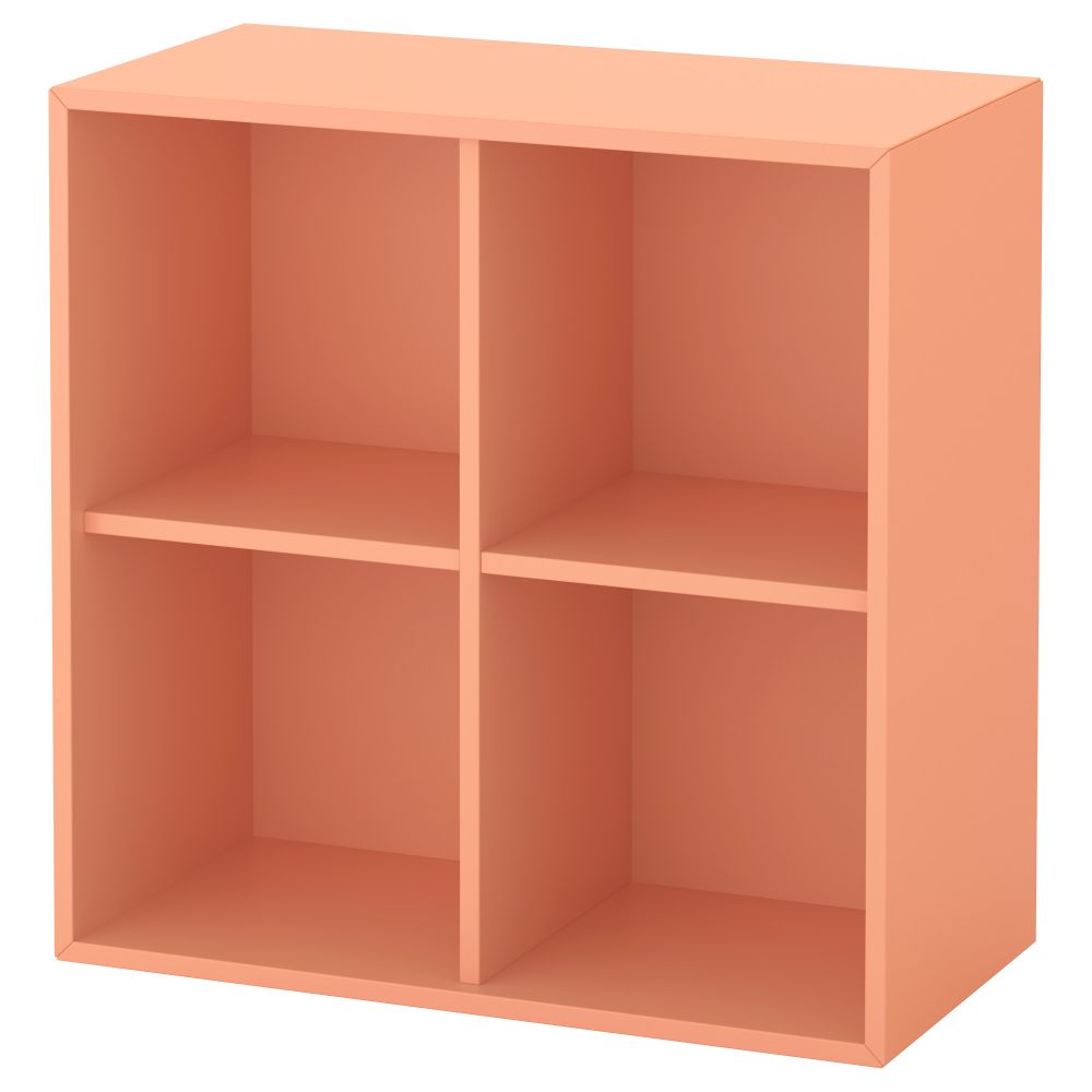 Шкаф с 4 отделениями ЭКЕТ, светло-оранжевый (70x35x70 см) - фото 1