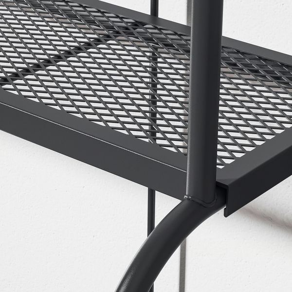 LÄCKÖ Стеллаж - серый для сада/для дома 92x76 см - фото 7