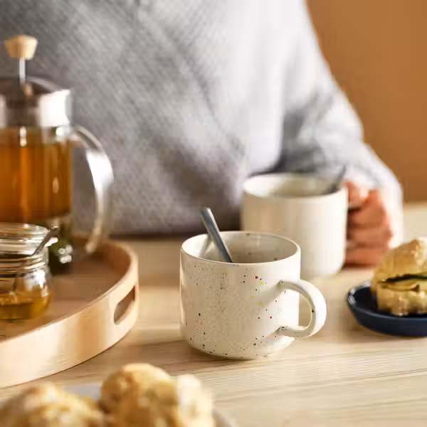 TOBISFISK ТОБИСФИСК Кружка - с рисунком/бежевый 50 сл - фото 2