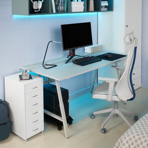 Геймерский стол, стул и тумба IKEA UTESPELARE УТЕСПЕЛАРЕ, MATCHSPEL МАТЧСПЕЛ 394.430.06 - фото 4