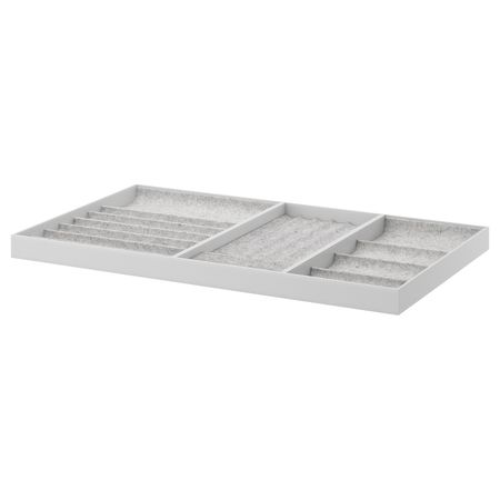 Вставка для выдвижной полки, светло-серый 100x58 см IKEA KOMPLEMENT КОМПЛИМЕНТ 292.778.37
