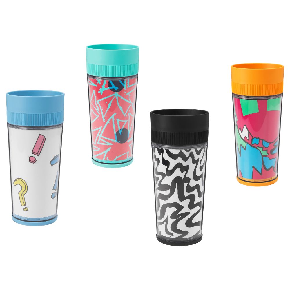 Дорожная кружка СПРИДД, различные орнаменты (35 сл) - фото 1