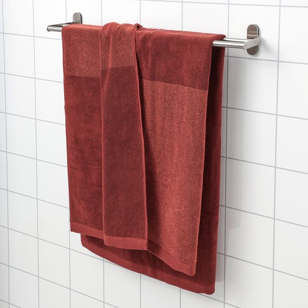 Простыня банная, 100x150 см, коричнево-красный/меланж IKEA HIMLEÅN 604.918.25 - фото 5