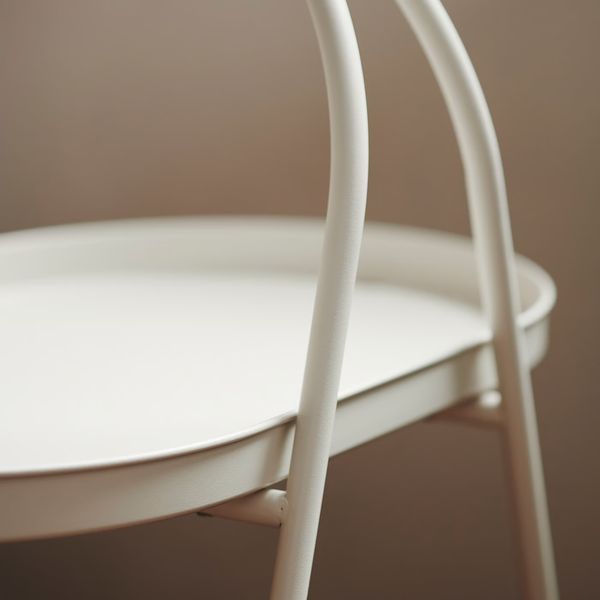 MÅBÄRSSKÄR МОБЭРССКЭР Журнальный стол - для сада для дома/белый 61x41 см - фото 4