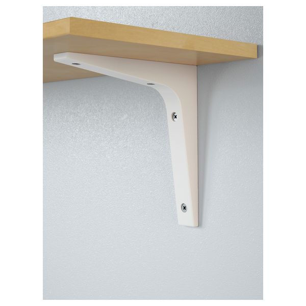 Полка навесная ЭКБИ ЛАЙВА / ЭКБИ СТЁДИС, под березу, белый - схема-чертеж с размерами