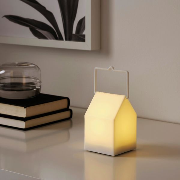 Светодиодный фонарь, с батарейным питанием/для дома, улицы белый 11 см IKEA SKYHÖGT СКАЙХОГТ 804.524.94 - схема-чертеж с размерами